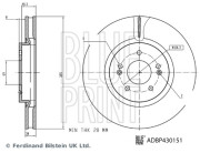 ADBP430151 BLUE PRINT brzdový kotúč ADBP430151 BLUE PRINT