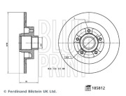 ADBP430173 BLUE PRINT brzdový kotúč ADBP430173 BLUE PRINT