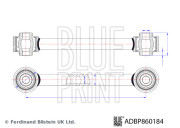 ADBP860184 BLUE PRINT rameno zavesenia kolies ADBP860184 BLUE PRINT