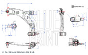 ADBP860195 BLUE PRINT rameno zavesenia kolies ADBP860195 BLUE PRINT