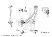 ADBP860197 BLUE PRINT rameno zavesenia kolies ADBP860197 BLUE PRINT