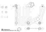 ADBP860207 Řídicí páka, zavěšení kol BLUE PRINT