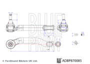 ADBP870085 Hlava příčného táhla řízení BLUE PRINT
