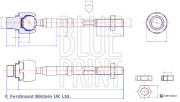 ADBP870094 Axiální kloub, příčné táhlo řízení BLUE PRINT