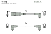 T048B Sada kabelů pro zapalování alternative TESLA