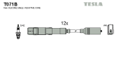 T071B Sada kabelů pro zapalování alternative TESLA