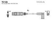 T074B Sada kabelů pro zapalování alternative TESLA