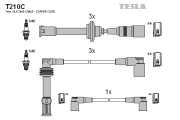 T210C Sada kabelů pro zapalování TESLA