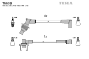 T669B Sada kabelů pro zapalování TESLA