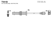 T981B Sada kabelů pro zapalování TESLA