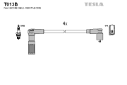 T013B TESLA sada zapaľovacích káblov T013B TESLA