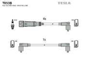 T053B Sada kabelů pro zapalování alternative TESLA