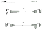 T220B TESLA sada zapaľovacích káblov T220B TESLA