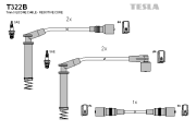 T322B Sada kabelů pro zapalování TESLA