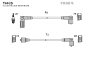 T446B TESLA sada zapaľovacích káblov T446B TESLA