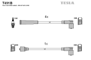 T491B Sada kabelů pro zapalování TESLA