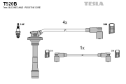 T520B TESLA sada zapaľovacích káblov T520B TESLA