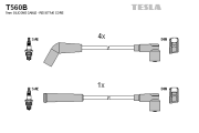 T560B Sada kabelů pro zapalování TESLA