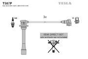 T587P Sada kabelů pro zapalování TESLA