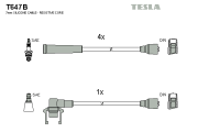 T647B TESLA sada zapaľovacích káblov T647B TESLA