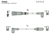 T649C Sada kabelů pro zapalování original TESLA