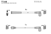 T724B Sada kabelů pro zapalování TESLA