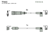 T742C Sada kabelů pro zapalování TESLA