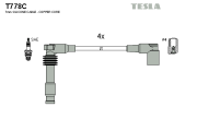 T778C TESLA sada zapaľovacích káblov T778C TESLA