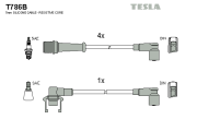 T786B Sada kabelů pro zapalování TESLA