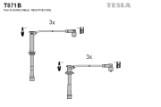 T871B TESLA sada zapaľovacích káblov T871B TESLA