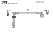 T987B TESLA sada zapaľovacích káblov T987B TESLA