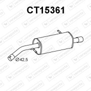 CT15361 Zadní tlumič výfuku VENEPORTE