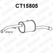 CT15805 Zadní tlumič výfuku VENEPORTE