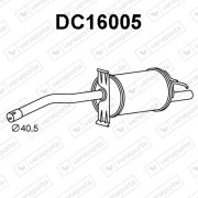 DC16005 Zadní tlumič výfuku VENEPORTE