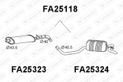 FA25118 Zadní tlumič výfuku VENEPORTE