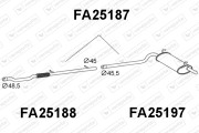 FA25187 Zadní tlumič výfuku VENEPORTE