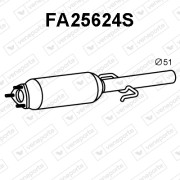 FA25624S Filtr pevnych castic, vyfukovy system VENEPORTE