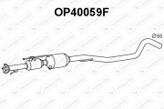 OP40059F Filtr pevnych castic, vyfukovy system VENEPORTE