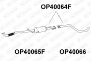 OP40064F Filtr pevnych castic, vyfukovy system VENEPORTE