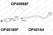 OP40888F Filtr pevnych castic, vyfukovy system VENEPORTE