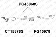 PG45968S Filtr pevnych castic, vyfukovy system VENEPORTE