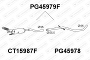 PG45979F Filtr pevnych castic, vyfukovy system VENEPORTE