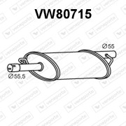 VW80715 Predni tlumic vyfuku VENEPORTE