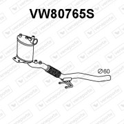 VW80765S Filtr pevnych castic, vyfukovy system VENEPORTE