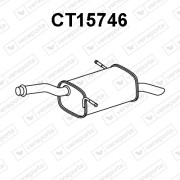 CT15746 Zadní tlumič výfuku VENEPORTE