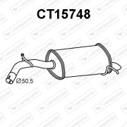 CT15748 Zadní tlumič výfuku VENEPORTE