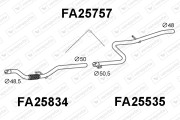 FA25757 VENEPORTE výfukové potrubie FA25757 VENEPORTE