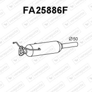 FA25886F Filtr pevnych castic, vyfukovy system VENEPORTE