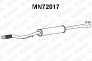 MN72017 VENEPORTE predný tlmič výfuku MN72017 VENEPORTE