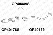 OP40889S Filtr pevnych castic, vyfukovy system VENEPORTE